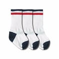 thumbnail image 1 of Jefferies Socks Baby Boys Seamless Stripe Ribbed Crew Socks 3 Pair Pack, 1 of 4