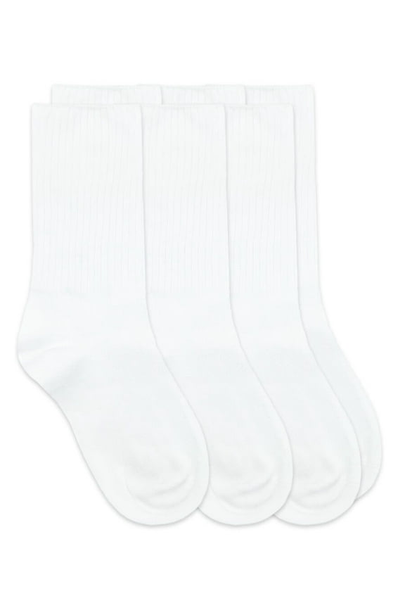Boy's Smooth Toe Seamless Casual Crew Socks 3 Pair Pack