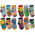 thumbnail image 1 of Jefferies Socks Boys Construction Dinosaurs Tools Pattern Variety Crew Socks 12 Pair Pack, 1 of 5