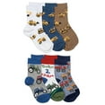 thumbnail image 1 of Jefferies Socks Boys Farm Construction Pattern Crew Socks 6 Pair Pack, 1 of 4