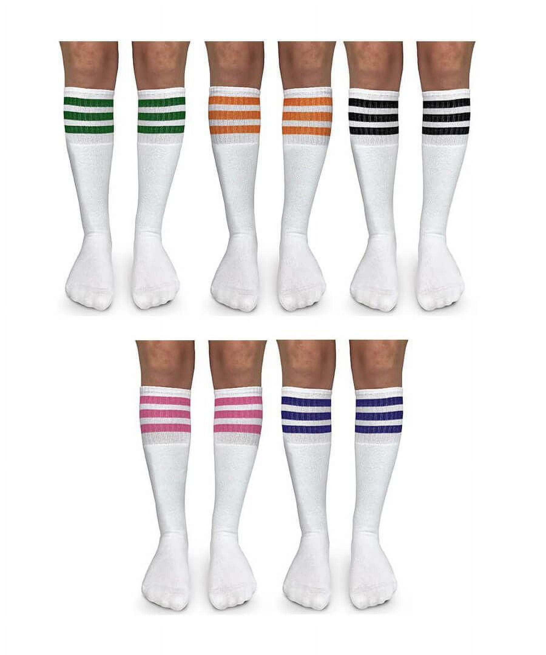 Athletic Works Girls Cushioned Crew Socks ,10 Pack, Size S (6-10.5