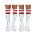 thumbnail image 1 of Jefferies Socks Boys Girls Socks, 2 Pack Stripe Cushion Unisex Tube Knee High Sizes S - L, 1 of 2