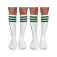 thumbnail image 1 of Jefferies Socks Boys Girls Socks, 2 Pack Stripe Cushion Unisex Tube Knee High Sizes S - L, 1 of 2