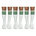 thumbnail image 1 of Jefferies Socks Boys Girls Stripe Vintage Sport Knee High Tube Sock 3 Pair Pack, 1 of 4