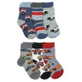 thumbnail image 1 of Jefferies Socks Boys Rescue Race Car Pattern Novelty Crew Socks 6 Pair Pack, 1 of 4