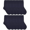 thumbnail image 1 of Jefferies Socks Boys Rib Dress School Uniform Crew Socks 12 Pair Pack, 1 of 6