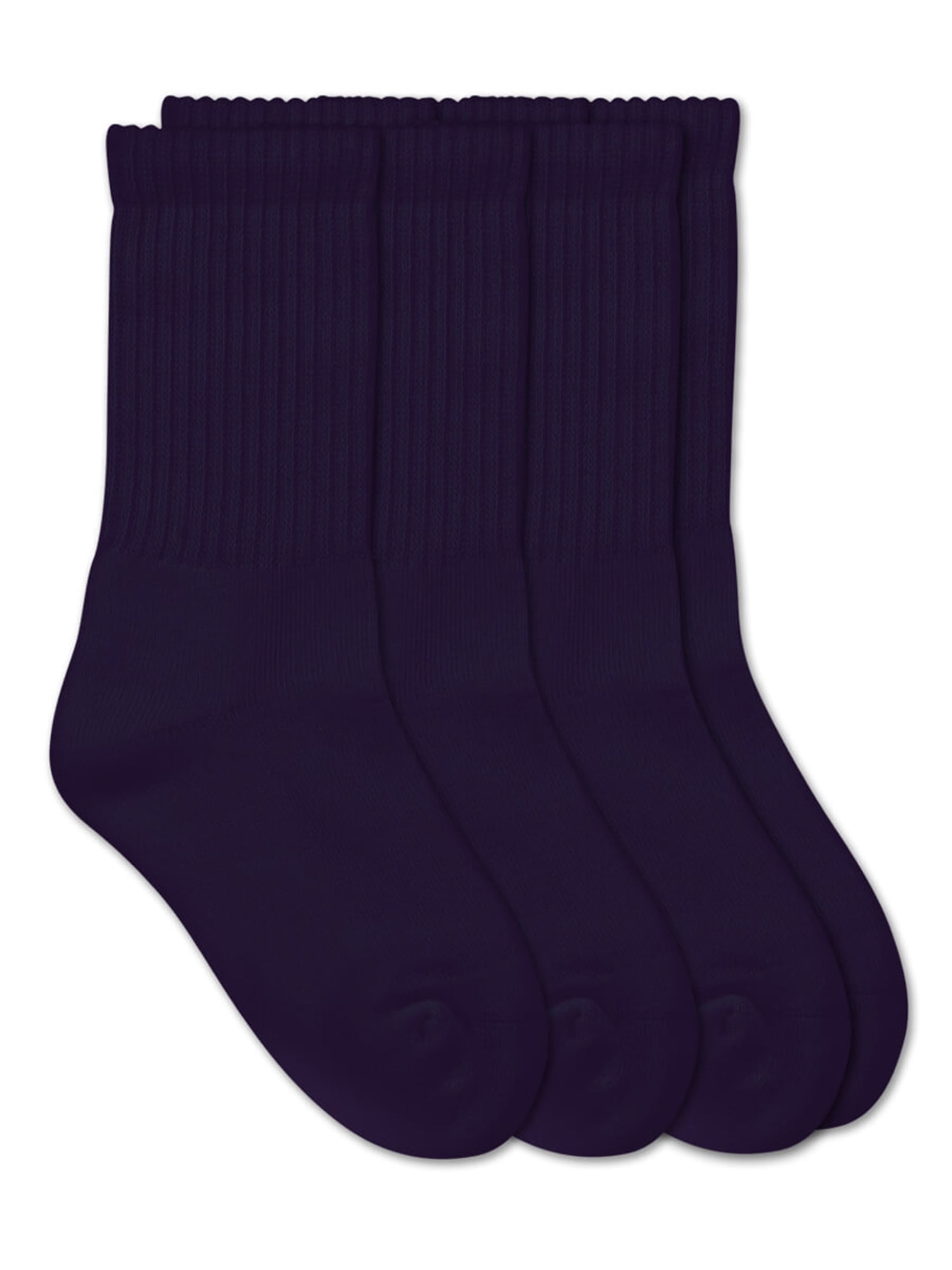 Jefferies Socks Boys Socks, 3 Pack School Uniform Sport Smooth Toe Rib Crew Sizes XS - L