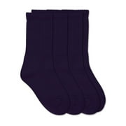 Jefferies Socks Boys Socks, 3 Pack School Uniform Sport Smooth Toe Rib Crew Sizes XS - L