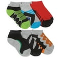 thumbnail image 1 of Jefferies Socks Boys Socks, 6 Pack Low Cut Ankle Athletic Performance Half Cushion Socks (Little Boys & Big Boys), 1 of 2