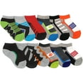 thumbnail image 1 of Jefferies Socks Boys Sport Half Cushion Pattern Low Cut Socks 12 Pair Pack, 1 of 4