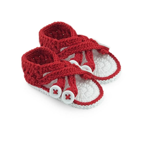 Jefferies Socks Criss Cross Newborn Girl Crochet Sandal Bootie 1 Pair