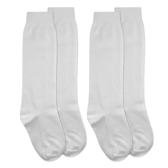 Jefferies Socks Girl's Boy's School Uniform Cotton Knee High Socks 2 Pair Pack