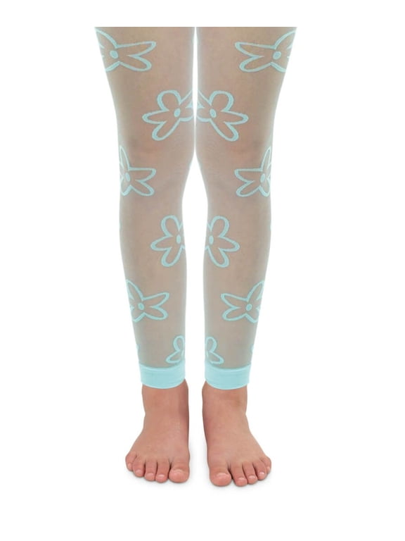 Girl's Daisy Footless Tights 1 Pair Pack