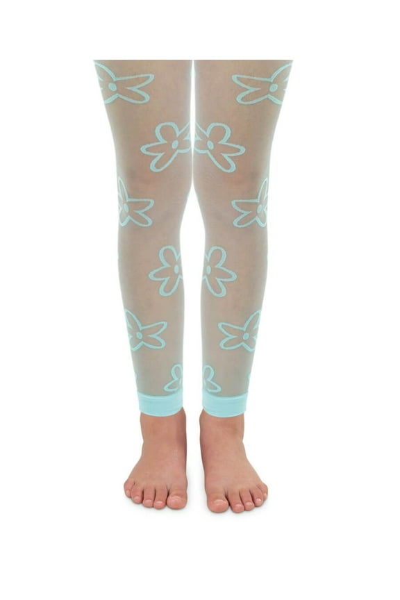 Girl's Daisy Footless Tights 1 Pair Pack