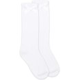 thumbnail image 1 of Jefferies Socks Girl's Pointelle Bow Knee High Socks 1 Pair Pack, 1 of 4