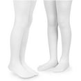 thumbnail image 1 of Jefferies Socks Girls Baby Toddler Pima Cotton Dress School Tights 2 Pack, 1 of 4