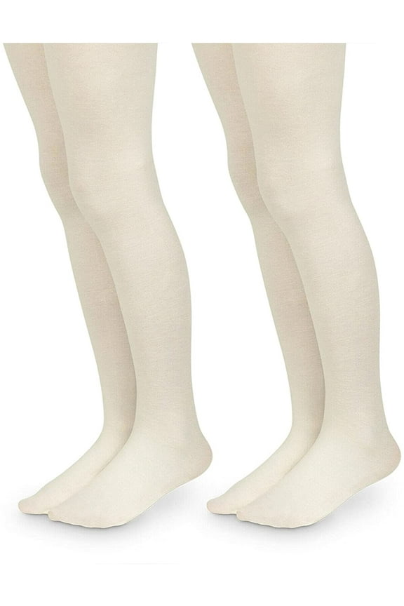 Girls Baby Toddler Pima Cotton Dress School Tights 2 Pack
