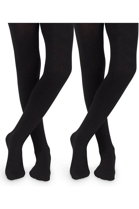 Girls Baby Toddler Pima Cotton Dress School Tights 2 Pack