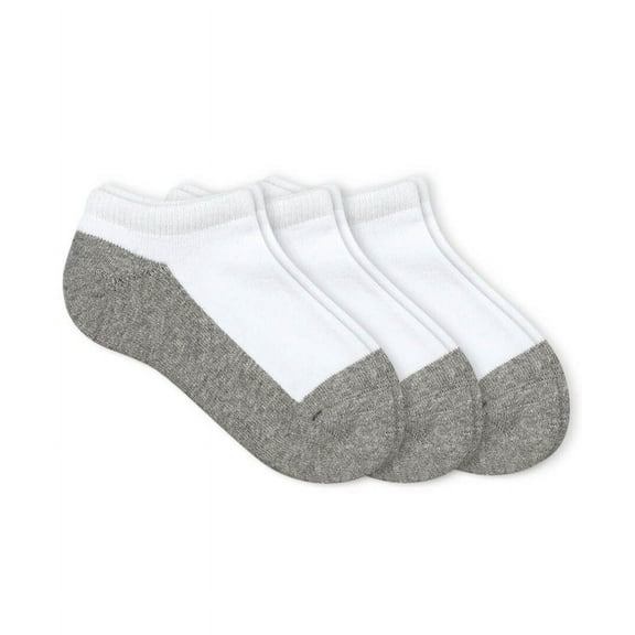 Jefferies Socks Girls Boys Seamless Cushion School Sport Low Cut Socks 3 Pair Pack