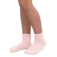 thumbnail image 1 of Jefferies Socks Girls Boys Socks, 6 Pack Seamless Cotton Turn Cuff Roll Crew Ankle Socks (Little Girls Boys & Big Girls Boys), 1 of 4