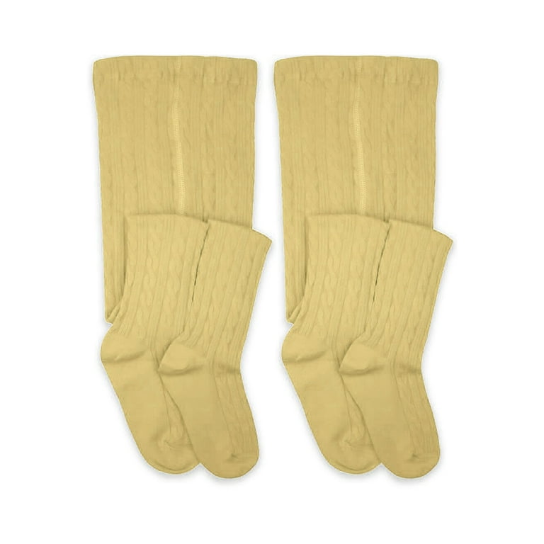 Jefferies Socks Girls Cable Knit Tights 2 Pack Sizes XS L Walmart