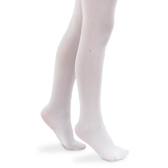 Jefferies Socks Girls Diamond Pearl Nylon Tights 1 Pack