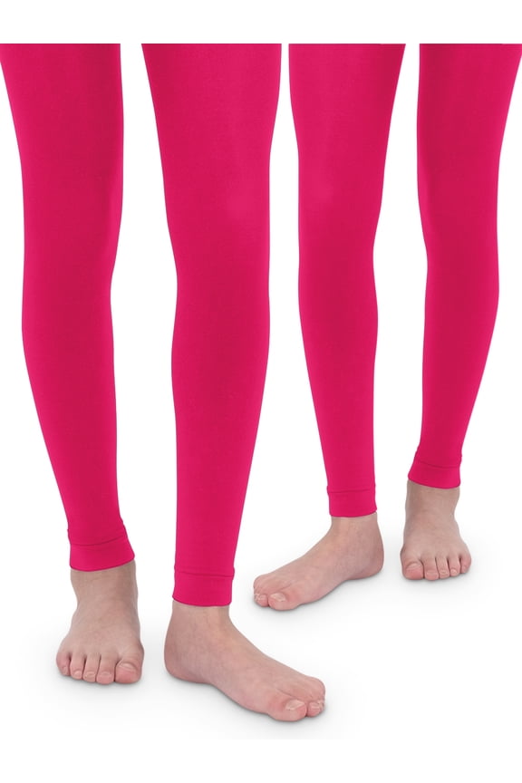 Girls Footless Tights 2-Pack, Sizes S-L