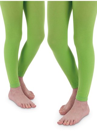 Flash Big Kids (XS - XL) Green Tights & Leggings.