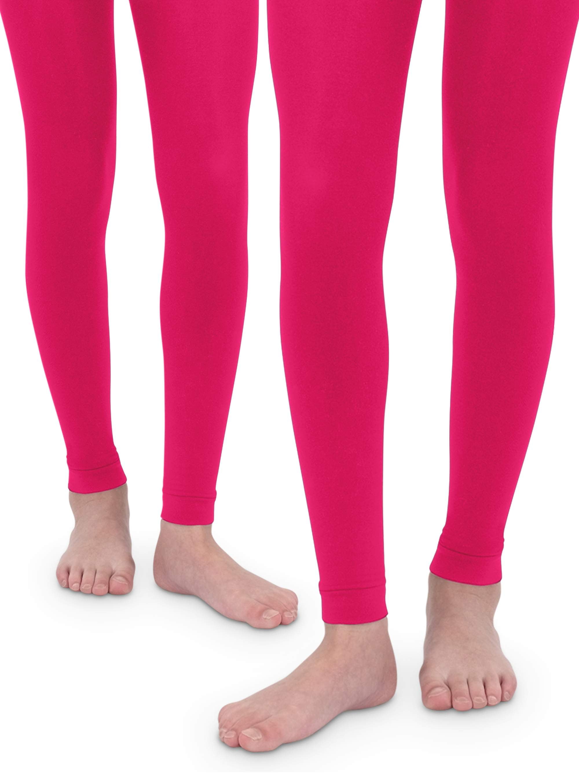 Jefferies Socks Girls Footless Tights 2-Pack, Sizes S-L