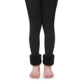 thumbnail image 1 of Jefferies Socks Girls Fur Cuffed Footless Tights 1 Pair Pack, 1 of 4