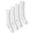 thumbnail image 1 of Jefferies Socks Girls Knee High Cable Knit Acrylic School Socks 4-Pack, Sizes 4-14, 1 of 4
