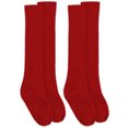 thumbnail image 1 of Jefferies Socks Girls Knee High Cable Knit Socks 2-Pack, Sizes XS-M, 1 of 5