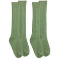 thumbnail image 1 of Jefferies Socks Girls Knee High Cable Knit Socks 2-Pack, Sizes XS-M, 1 of 5