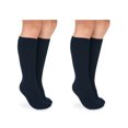 thumbnail image 1 of Jefferies Socks Girls Knee High Uniform Socks 2-Pack, Sizes XS-L, 1 of 4