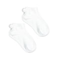 thumbnail image 1 of Jefferies Socks Girls Low Cut Pom Pom Socks 2-Pack, Sizes XS-M, 1 of 4