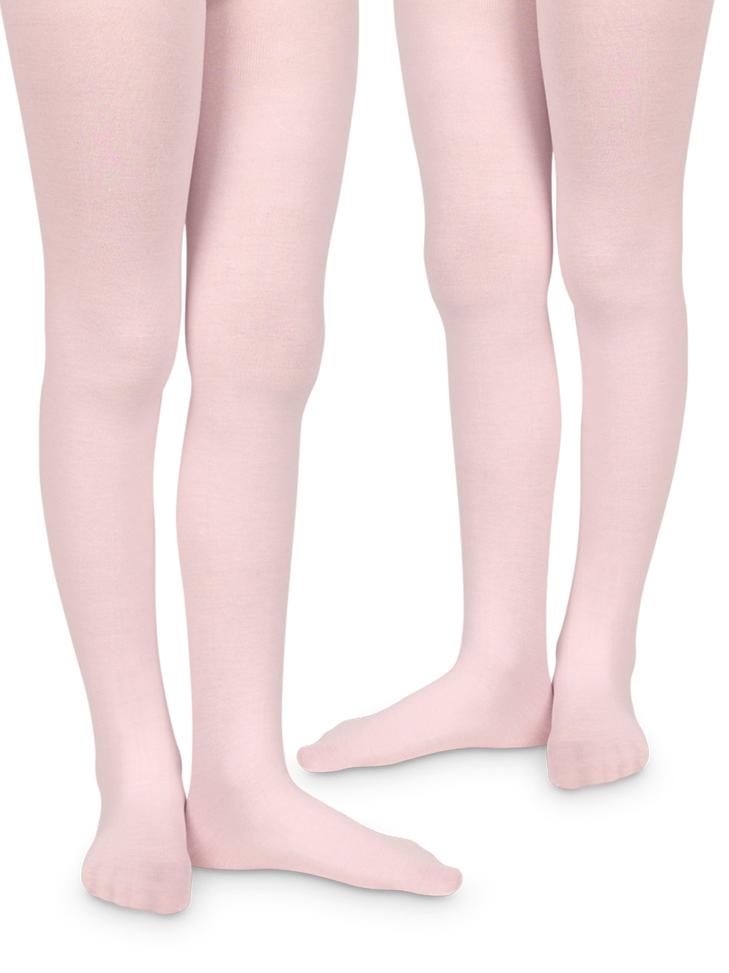 Jefferies Socks Girls Microfiber Nylon Tights 2-Pack, Sizes S-L