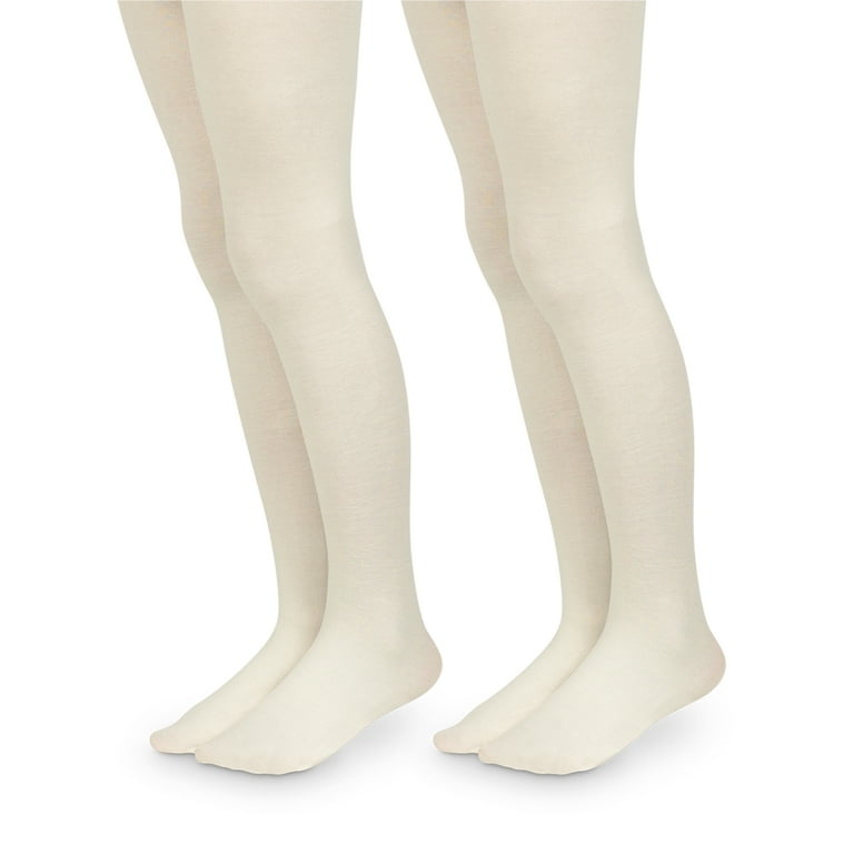 Jefferies Socks Girls Microfiber Tights 2-Pack, Sizes XS-L