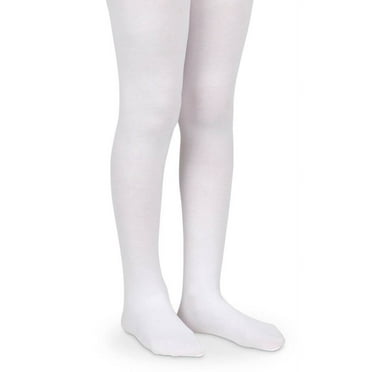 Jefferies Socks Girls Nylon Microfiber Smooth Classic Tights 1 Pair Pack