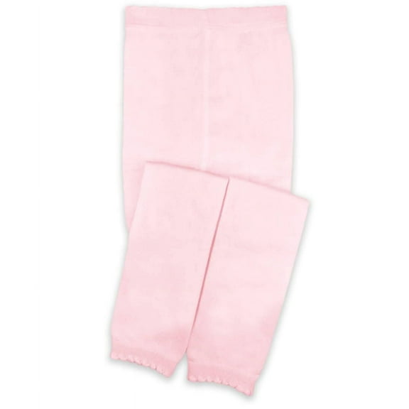 Jefferies Socks Girls Pima Cotton Classic Scalloped Footless Tights 1 Pair Pack