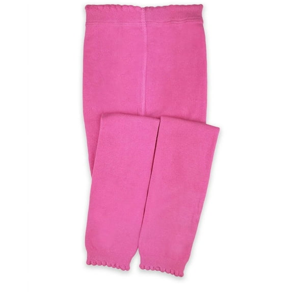 Jefferies Socks Girls Pima Cotton Classic Scalloped Footless Tights 1 Pair Pack