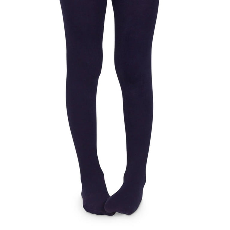 Jefferies Socks Girls Pima Cotton Tights 1-Pack, Sizes XS-L