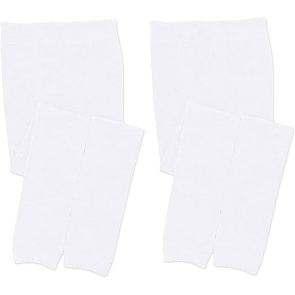 Jefferies Socks Girls School Uniform Scallop Trim Pima Cotton Footless Tights 2 Pair Pack