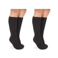 thumbnail image 1 of Jefferies Socks Girls Socks, 2 Pack School Uniform Smooth Toe Cotton Knee High Sizes Toddler and XS - L, 1 of 6
