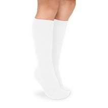 Jefferies Socks Girls Socks, 4 Pack School Uniform Smooth Toe Cotton Knee High (Little Girls & Big Girls)