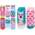 thumbnail image 1 of Jefferies Socks Girls Socks, 8 Pack Unicorn Rainbow Llama Fashion Cotton Crew Socks and Fuzzy Slipper Socks (Little Girls & Big Girls), 1 of 4