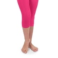 thumbnail image 1 of Jefferies Socks Girls Solid Pima Cotton Crop Capri Leggings 1 Pair Pack, 1 of 3