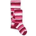 thumbnail image 1 of Jefferies Socks Girls Stripe Fuzzy Soft Knit Yarn Halloween Christmas Tights 1 Pack, 1 of 4