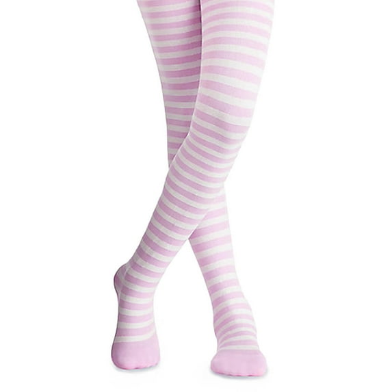 Jefferies Socks Girls Striped Tights 1-Pack, Sizes S-L