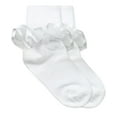 thumbnail image 1 of Jefferies Socks Girls TuTu Ruffle Frilly Princess Lace Trim Turn Cuff Socks 1 Pair Pack, 1 of 5