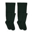 thumbnail image 1 of Jefferies Socks Girls Uniform Classic Rib Cotton Tights 2-Pack, Sizes S-L, 1 of 5